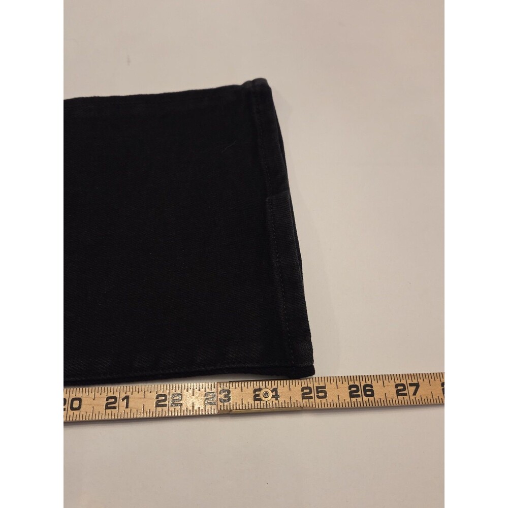 Madewell Stretch Flare Crop Jeans 26S Black High Rise NWT Comfort Denim Short - Picture 11 of 11